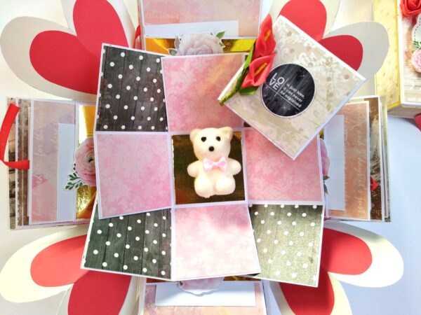 Love and Birthday Red Explosion Box image Love and Birthday Red Explosion Box image