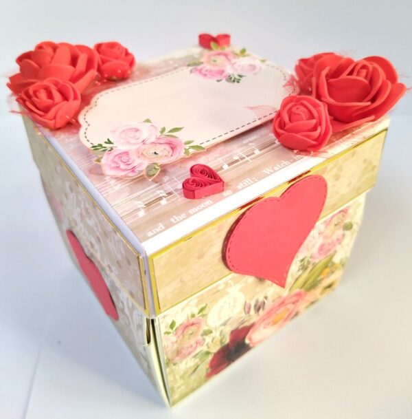 Love and Birthday Red Explosion Box image Love and Birthday Red Explosion Box image