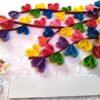 Quilled Colorful Hearts Tree Greeting Card image Quilled Colorful Hearts Tree Greeting Card image