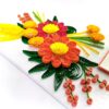 Sparkling Quilled Assorted Flowers Card image Sparkling Quilled Assorted Flowers Card image