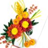 Sparkling Quilled Assorted Flowers Card image Sparkling Quilled Assorted Flowers Card image