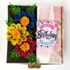 Mini Quilled Flowers Drawer Card - D2 image Mini Quilled Flowers Drawer Card - D2 image