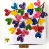 Mini Quilled Hearts Drawer Card - DH1 image Mini Quilled Hearts Drawer Card - DH1 image