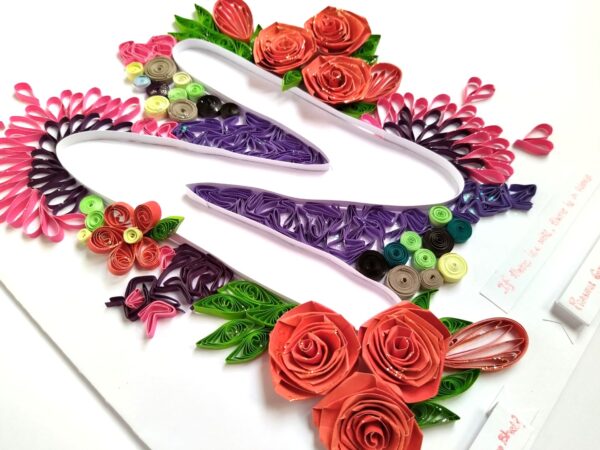Quilled N Customised Greeting card image Quilled N Customised Greeting card image