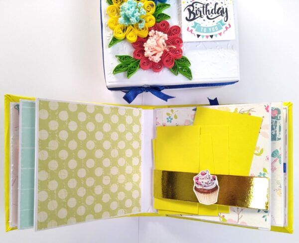 Mini Scrapbook in a Box - Birthday image Mini Scrapbook in a Box - Birthday image