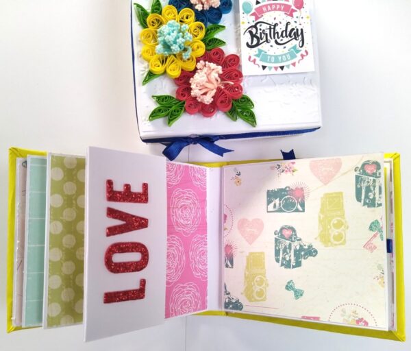 Mini Scrapbook in a Box - Birthday image Mini Scrapbook in a Box - Birthday image