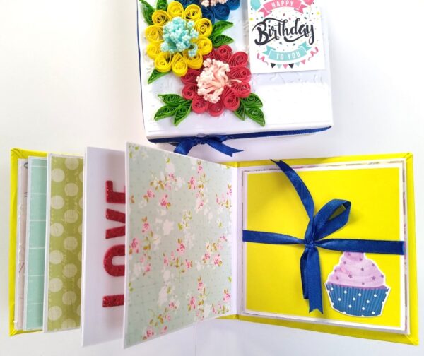 Mini Scrapbook in a Box - Birthday image Mini Scrapbook in a Box - Birthday image