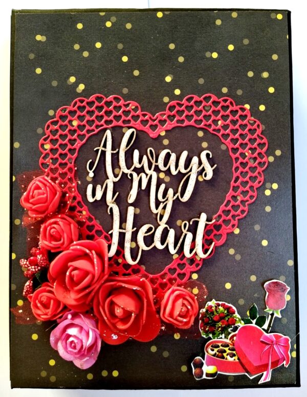 Sparkling Red Birthday / Anniversary Scrapbook - D1 image Sparkling Red Birthday / Anniversary Scrapbook - D1 image