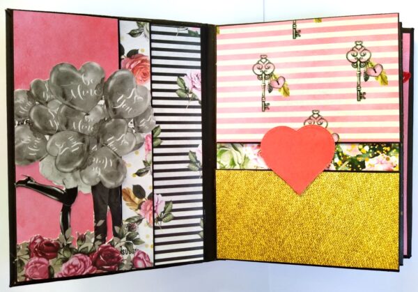 Sparkling Red Birthday / Anniversary Scrapbook - D1 image Sparkling Red Birthday / Anniversary Scrapbook - D1 image
