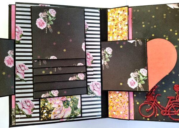 Sparkling Red Birthday / Anniversary Scrapbook - D1 image Sparkling Red Birthday / Anniversary Scrapbook - D1 image