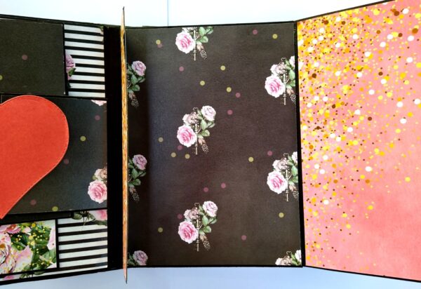 Sparkling Red Birthday / Anniversary Scrapbook - D1 image Sparkling Red Birthday / Anniversary Scrapbook - D1 image