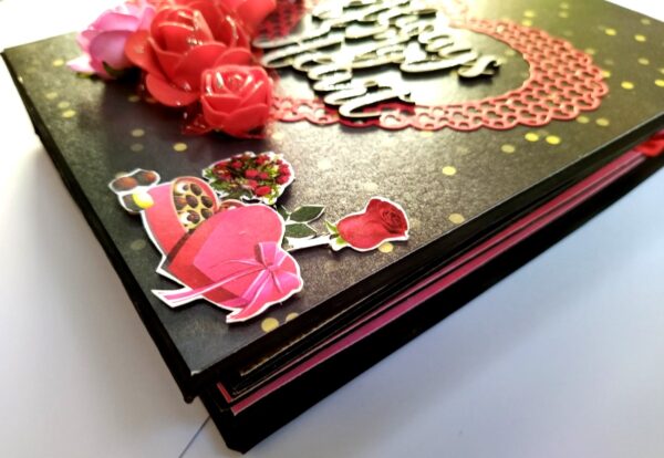 Sparkling Red Birthday / Anniversary Scrapbook - D1 image Sparkling Red Birthday / Anniversary Scrapbook - D1 image
