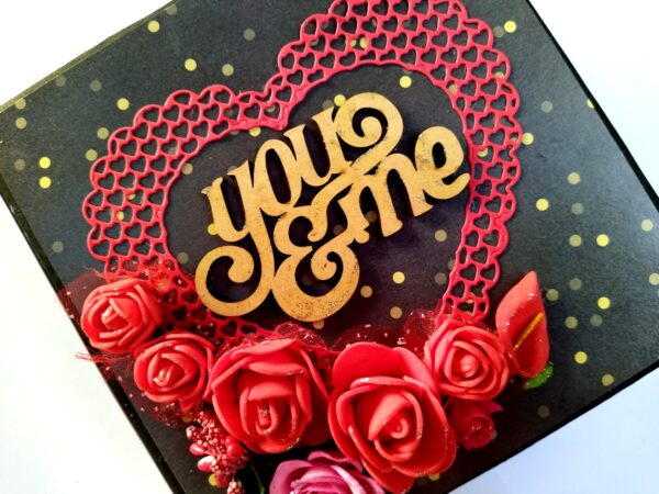Sparkling Red Birthday / Anniversary Scrapbook - D2 image Sparkling Red Birthday / Anniversary Scrapbook - D2 image