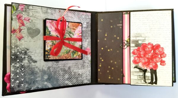 Sparkling Red Birthday / Anniversary Scrapbook - D2 image Sparkling Red Birthday / Anniversary Scrapbook - D2 image