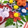 Sparkling Quilled Teddies Flowers Greeting card image Sparkling Quilled Teddies Flowers Greeting card image