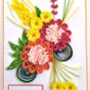 Sparkling Quilled Assorted Flowers Card image Sparkling Quilled Assorted Flowers Card image