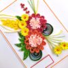 Sparkling Quilled Assorted Flowers Card image Sparkling Quilled Assorted Flowers Card image