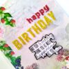 A4 size Happy Birthday Mini Scrapbook Card image A4 size Happy Birthday Mini Scrapbook Card image