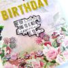 A4 size Happy Birthday Mini Scrapbook Card image A4 size Happy Birthday Mini Scrapbook Card image