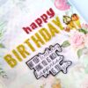 A4 size Happy Birthday Mini Scrapbook Card image A4 size Happy Birthday Mini Scrapbook Card image