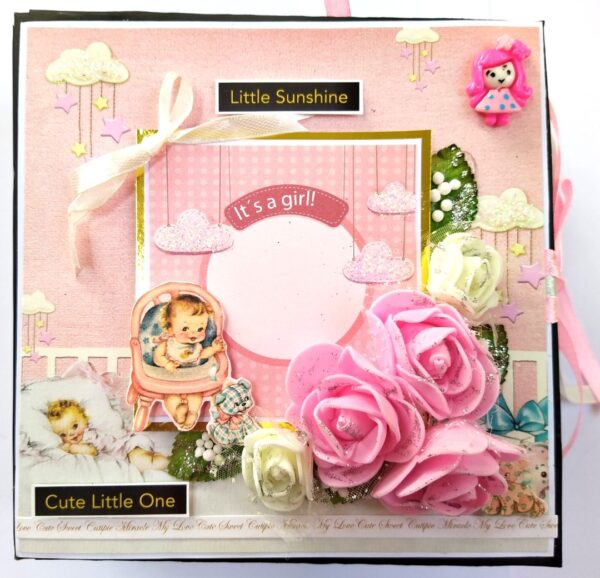 Sparkling Baby Girl Scrapbook image Sparkling Baby Girl Scrapbook image