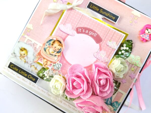 Sparkling Baby Girl Scrapbook image Sparkling Baby Girl Scrapbook image