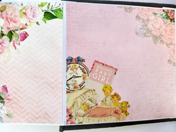 Sparkling Baby Girl Scrapbook image Sparkling Baby Girl Scrapbook image