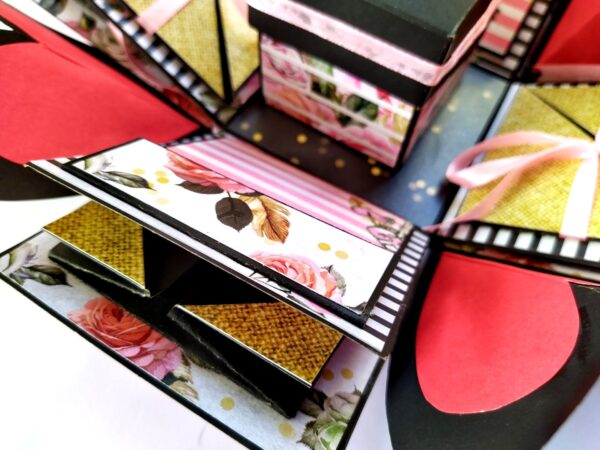 2 layered Love and Birthday Explosion box image 2 layered Love and Birthday Explosion box image