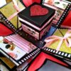 2 layered Love and Birthday Explosion box image 2 layered Love and Birthday Explosion box image