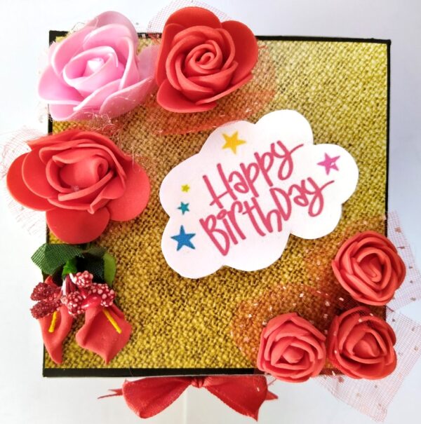 2 layered Love and Birthday Explosion box image 2 layered Love and Birthday Explosion box image