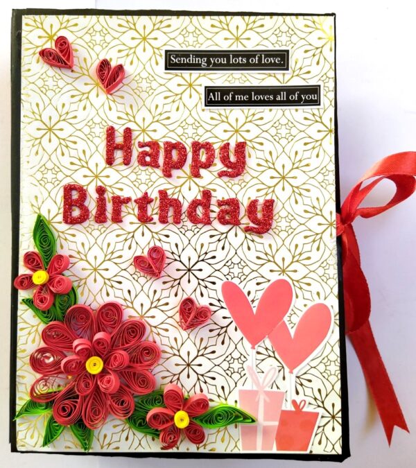 Sparkling Handmade Love & Birthday Scrapbook image Sparkling Handmade Love & Birthday Scrapbook image