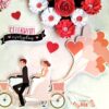 Handmade Quilled Hearts Love Greeting Card image Handmade Quilled Hearts Love Greeting Card image