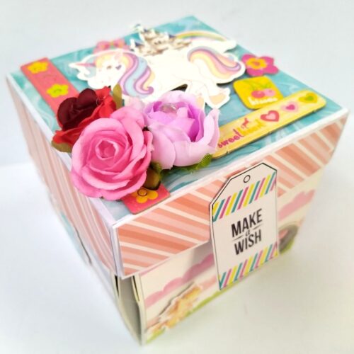 Unicorn themed Birthday Explosion Box image