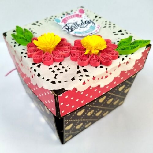Mini Scrapbook in Explosion Box - Love theme image