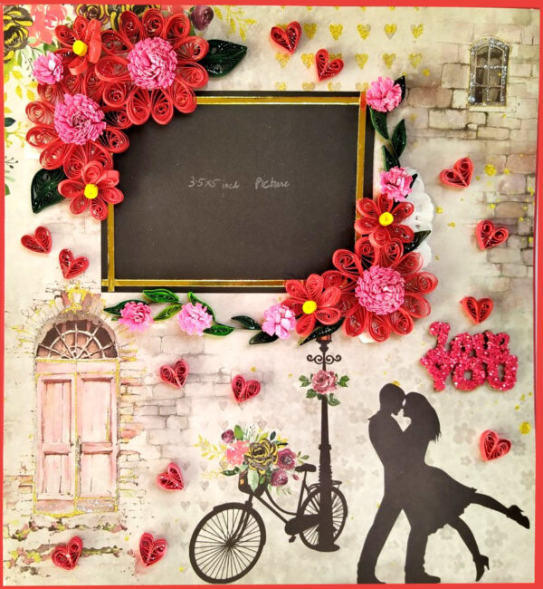 Sparkling Big Large Love Greeting Card Mini Scrapbook image