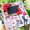 Sparkling Big Large Love Greeting Card Mini Scrapbook image