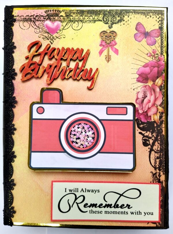 Sparkling Birthday Scrapbook Album image Sparkling Birthday Scrapbook Album image