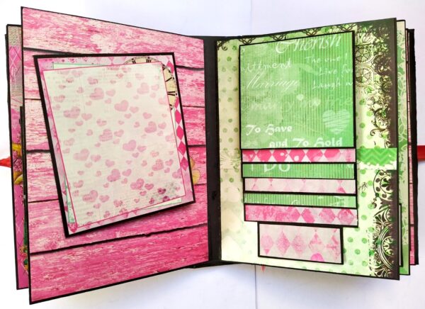 Sparkling Birthday Handmade Scrapbook image Sparkling Birthday Handmade Scrapbook image