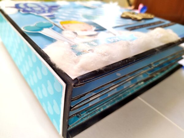 Handmade Baby Boy Scrapbook Album image Handmade Baby Boy Scrapbook Album image