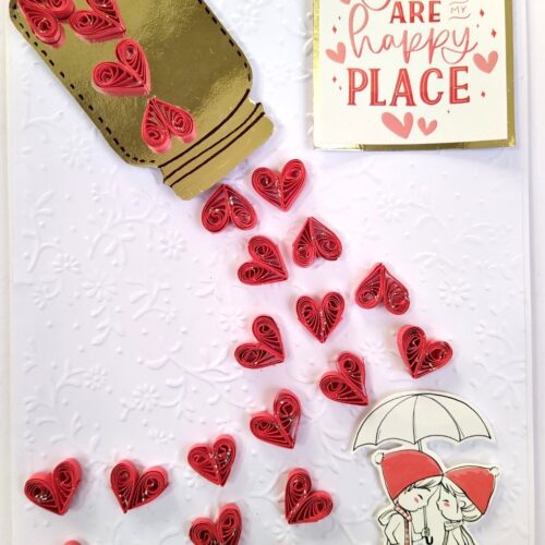 Handmade Valentine Love Card - VAL21B image