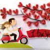 Handmade Valentine Love Card - VAL21D image Handmade Valentine Love Card - VAL21D image