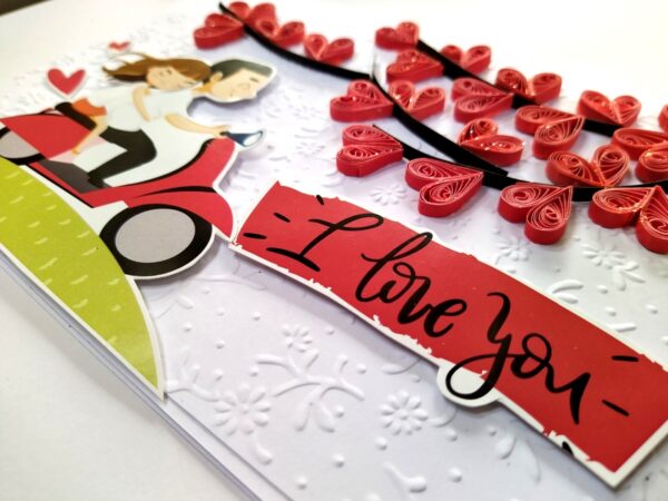 Handmade Valentine Love Card - VAL21D image Handmade Valentine Love Card - VAL21D image