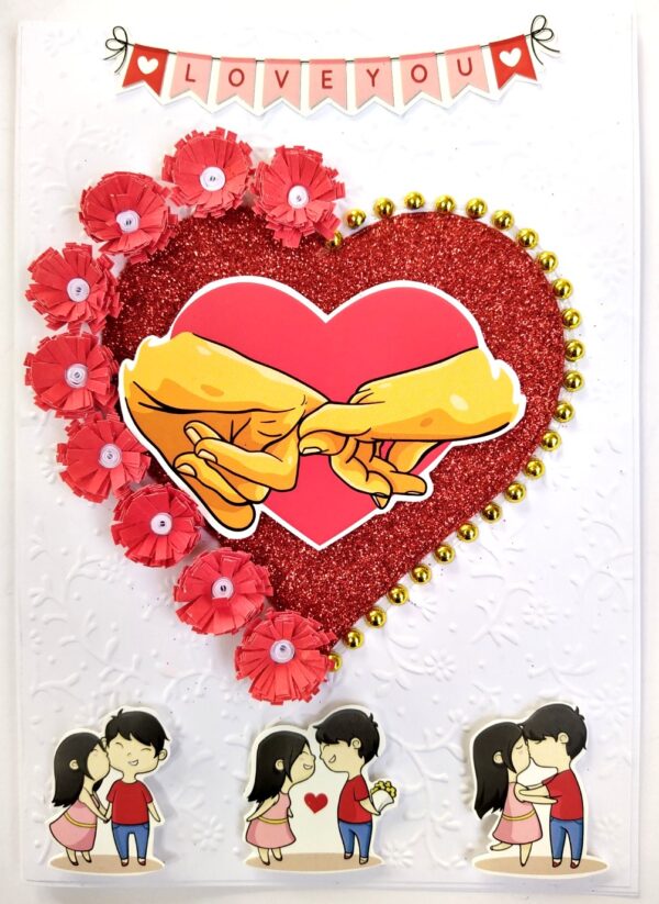 Handmade Valentine Love Card - VAL21F image Handmade Valentine Love Card - VAL21F image