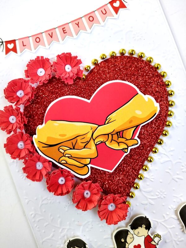 Handmade Valentine Love Card - VAL21F image Handmade Valentine Love Card - VAL21F image
