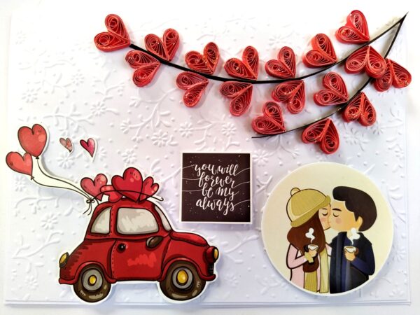 Handmade Valentine Love Card - VAL21G image Handmade Valentine Love Card - VAL21G image