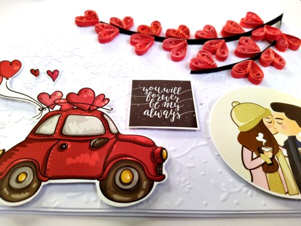 Handmade Valentine Love Card - VAL21G image Handmade Valentine Love Card - VAL21G image