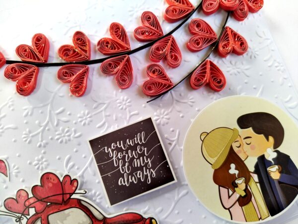 Handmade Valentine Love Card - VAL21G image Handmade Valentine Love Card - VAL21G image