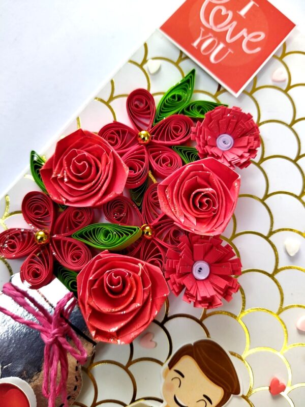 Handmade Valentine Love Card - VAL21H image Handmade Valentine Love Card - VAL21H image