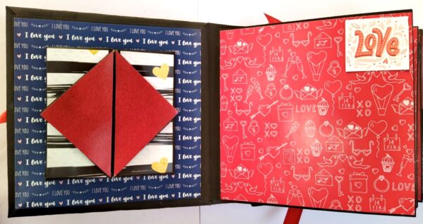 Love & Birthday Handmade Scrapbook image Love & Birthday Handmade Scrapbook image