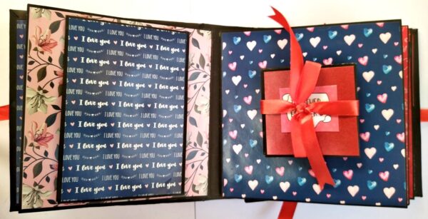 Love & Birthday Handmade Scrapbook image Love & Birthday Handmade Scrapbook image